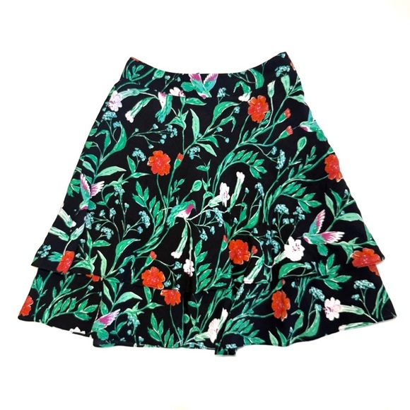 Kate Spade Skirt The Rules Jardin Double Layer Skirt Size 00 - Picture 4 of 11